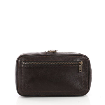 Louis Vuitton Sioux Waist Bag Utah Leather Brown 3574921