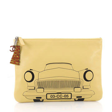 Chanel Cuba La Habana O Case Clutch Printed Embossed 3574941