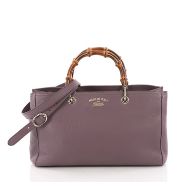 Gucci Bamboo Shopper Tote Leather Medium - Designer Handbag - Rebag