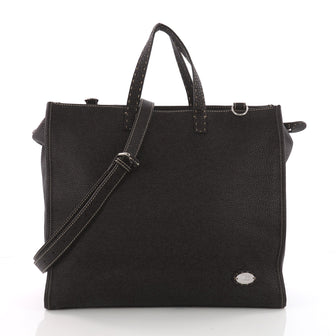 Fendi Selleria Business Convertible Tote Leather Large - Rebag