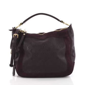 Louis Vuitton Audacieuse Handbag Monogram Empreinte Leather PM Purple 3575720