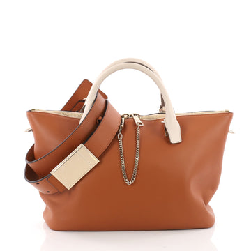 Chloe Bicolor Baylee Satchel Leather Large - Rebag