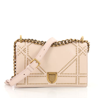 Christian Dior Diorama Flap Bag Studded Leather Small 3575738