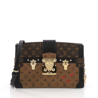 Louis Vuitton Trunk Clutch Reverse Monogram Canvas Brown 3575742