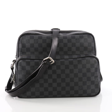 Louis Vuitton Leoh Messenger Bag Damier Graphite Black 3576103