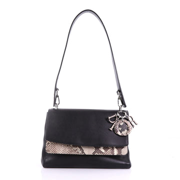 Christian Dior Be Dior Double Flap Bag Leather and 3576802