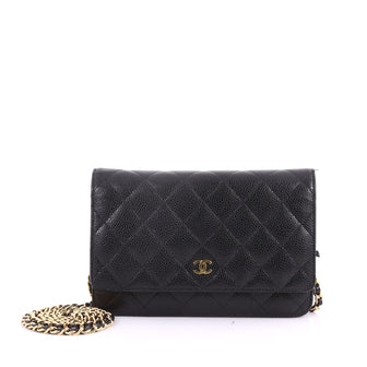 Chanel Wallet on Chain Quilted Caviar Black 3578701