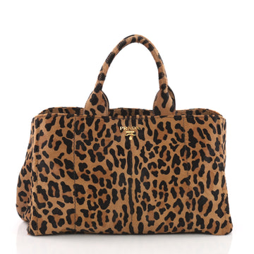 Prada Tote Cavallino Calf Hair Large Brown 3578801