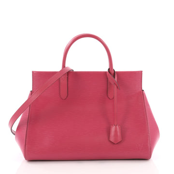 Louis Vuitton Kleber Handbag Epi Leather MM Pink 3579406