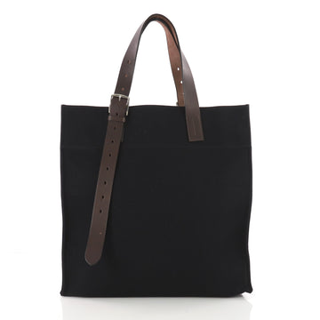 Etriviere Shopping Tote Toile and Leather