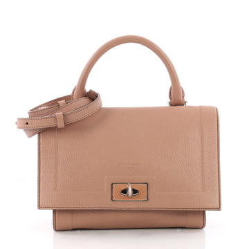 Givenchy Shark Convertible Satchel Leather Mini Pink 3579439