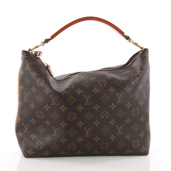 Louis Vuitton Sully Handbag Monogram Canvas PM Brown 3579440