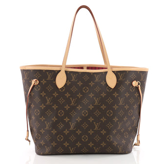 Louis Vuitton Neverfull NM Tote Monogram Canvas MM Brown 3579448
