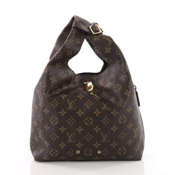 Louis Vuitton Atlantis Handbag Monogram Canvas PM Brown 3579502