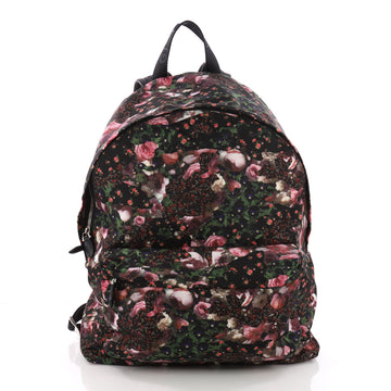 Givenchy Pocket Backpack Printed Nylon Black 3580001