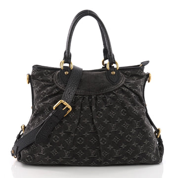 Louis Vuitton Neo Cabby Handbag Denim GM