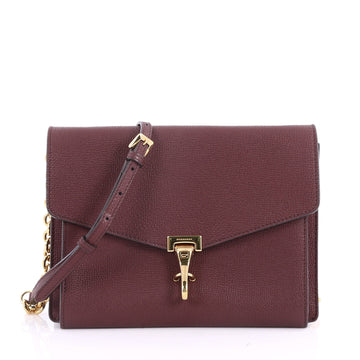 Burberry Macken Crossbody Bag Leather Small Red 3582801