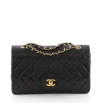 Chanel Vintage Classic Double Flap Bag Quilted Lambskin 3583201