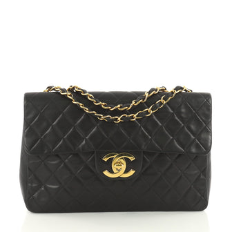 Chanel Vintage Classic Single Flap Bag Quilted Lambskin 3583701