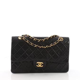 Chanel Vintage Classic Double Flap Bag Quilted Lambskin 3583902