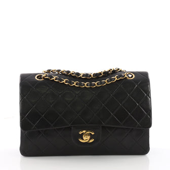 Chanel Vintage Classic Double Flap Bag Quilted Lambskin 3584402