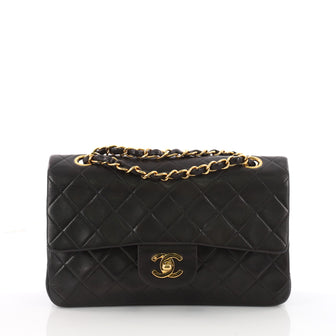 Chanel Vintage Classic Double Flap Bag Quilted Lambskin 3584502