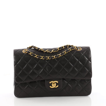 Chanel Vintage Classic Double Flap Bag Quilted Lambskin 3585002