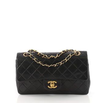 Chanel Vintage Classic Double Flap Bag Quilted Lambskin 3585101