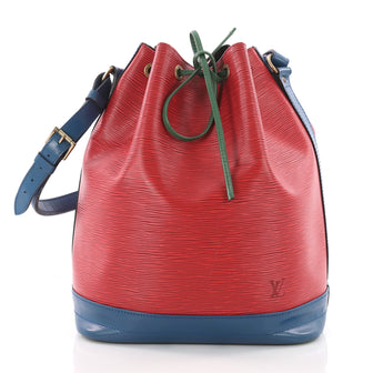 Louis Vuitton Tricolor Noe Handbag Epi Leather Large Red 3586003