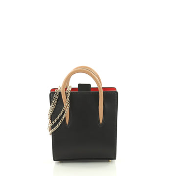 Christian Louboutin Paloma Tote Leather Nano Black 3586503