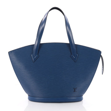 Louis Vuitton Saint Jacques Handbag Epi Leather PM Blue 3589502