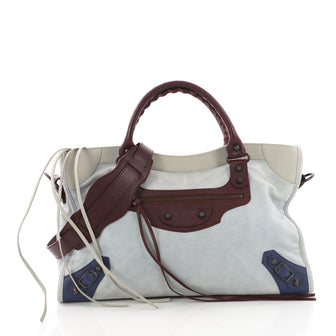 Balenciaga City Classic Studs Handbag Leather Medium 3589702