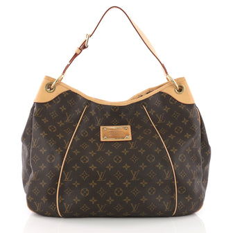 Louis Vuitton Galliera Handbag Monogram Canvas GM Brown 3589706