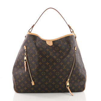 Louis Vuitton Delightful Handbag Monogram Canvas GM Brown 3593604