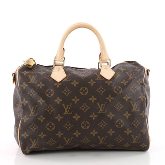 Louis Vuitton Speedy Bandouliere Bag Monogram Canvas 30 Brown 3593608