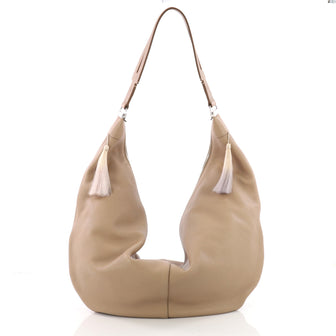 The Row Sling Hobo Leather 15 Brown 3594001