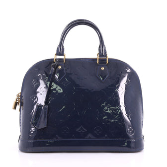 Alma Handbag Monogram Vernis PM