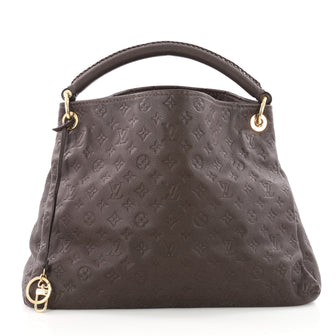 Louis Vuitton Artsy Handbag Monogram Empreinte Leather Brown 3594901