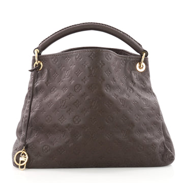 Louis Vuitton Artsy Handbag Monogram Empreinte Leather Brown 3594901
