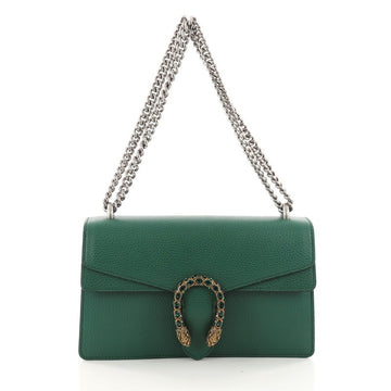 Gucci Dionysus Handbag Leather Small  Green 3596001