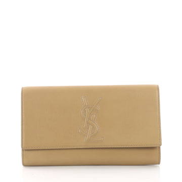 Saint Laurent Belle de Jour Clutch Leather Large
