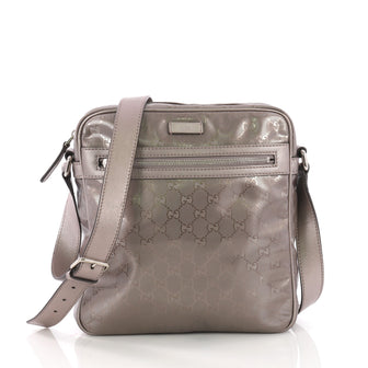 Gucci Zip Crossbody Bag GG Imprime Medium