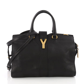 Saint Laurent Chyc Cabas Tote Leather Small Black 3602101