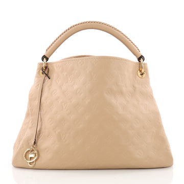 Louis Vuitton Artsy Handbag Monogram Empreinte Leather Neutral 3602201
