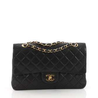 Chanel Vintage Classic Double Flap Bag Quilted Lambskin 3603002