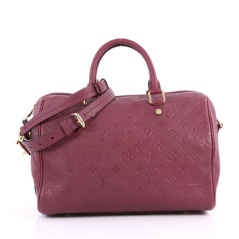 Louis Vuitton Speedy Bandouliere Bag Monogram Empreinte Leather 30 3603601
