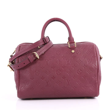 Louis Vuitton Speedy Bandouliere Bag Monogram Empreinte Leather 30 3603601