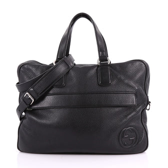 Gucci Soho Briefcase Leather Black 36048/01