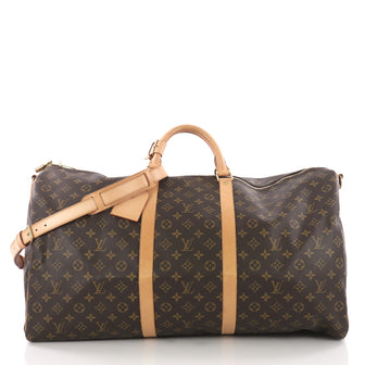 Keepall Bandouliere Bag Monogram Canvas 60