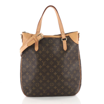 Louis Vuitton Odeon Handbag Monogram Canvas GM Brown 3607001